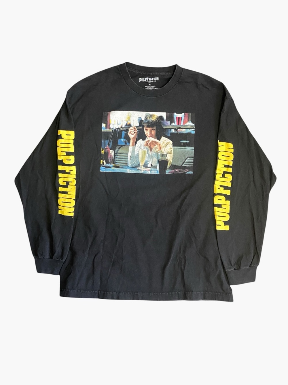 Pulp Fiction | Miramax Long Sleeve Graphic Tee Film Merch | Size XL